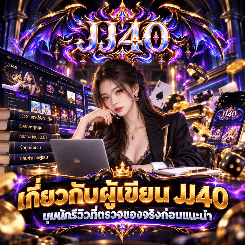 เกี่ยวกับผู้เขียน JJ40 มุมนักรีวิวที่ตรวจของจริงก่อนแนะนำ